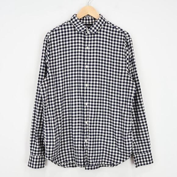 Bonobos Men's Standard Fit Soft Cotton Gingham Plaid Button Down Shirt Sz L Long - Picture 2 of 6
